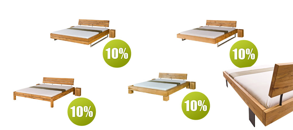 Betten Aktion im Holzmöbelkontor! - Schneidbrett-Shop